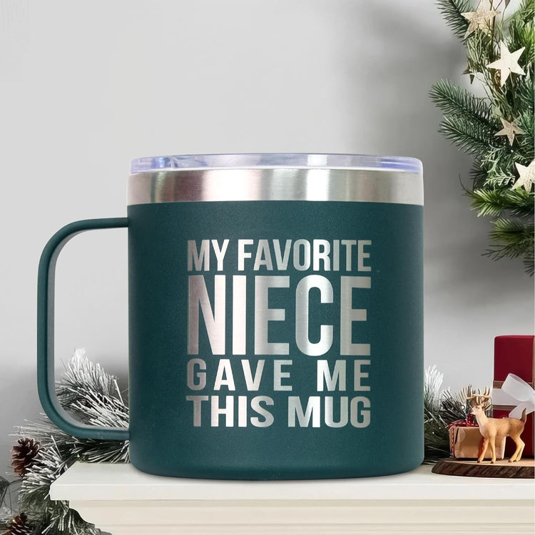 Best Uncle And Aunt Birthday Gifts From Niece, Mothers Day Gift For Aunt, Cool Uncle Father's Day Gifts, Funny Uncle Coffee Mug Gift, Best Aunt Ever Gifts For Women, 14oz Coffee Mug