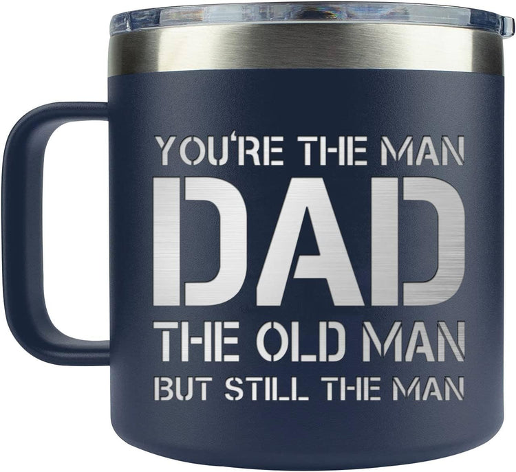Father's Day Gifts For Dad From Daughter, Son, Cool Birthday Gifts For Men, Funny Dad Coffee Mug, Dad, Papa Gifts, Dad Gift From Daughter, Son, Presents For Dad, New Dad Gifts For Men, 14oz Coffee Mug