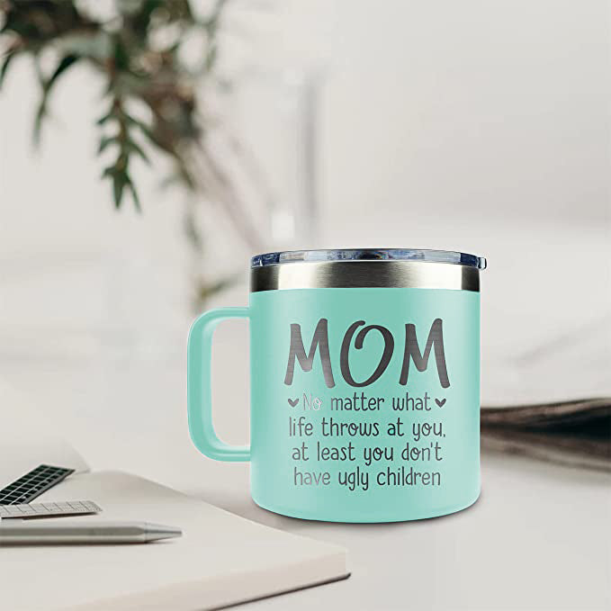 Great Mothers Day Gifts For Women, Mom, Mother, Grandma, Birthday Gifts For Mom From Daughter, Son, Pregnant, New Mom Gifts For Women, Best Mom Ever Gifts, Presents For Mom, 14 Oz Coffee Mug