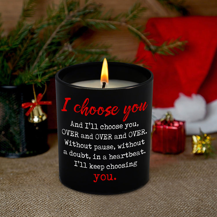 Candle Gifts for Men, Women - Christmas, Thanksgivings, Valentine, Anniversary, Birthday Gifts for Him, Her, Couple, Husband and Wife Birthday Gift Ideas - Vanilla, Lavender Scented Candles 10oz