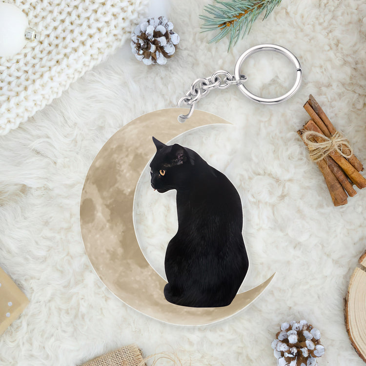 Black Cat Acrylic Ornaments