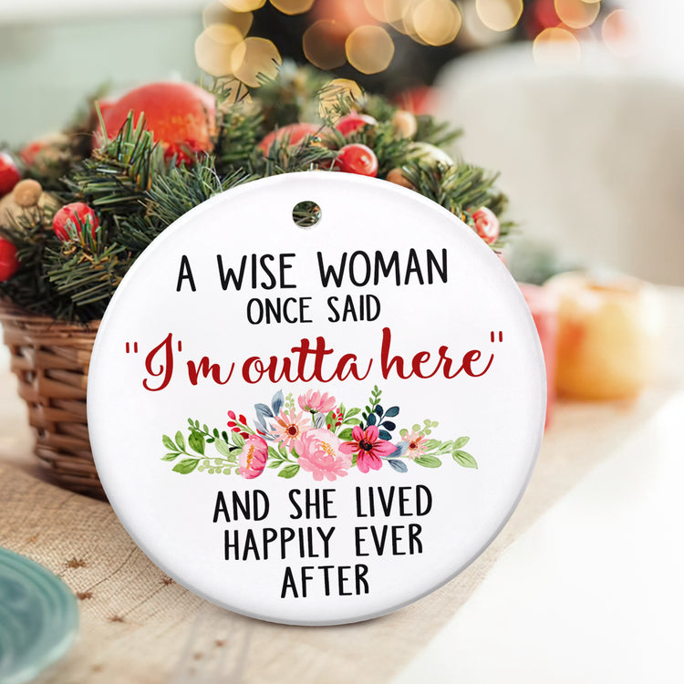 Wise Women Ceramic Ornament