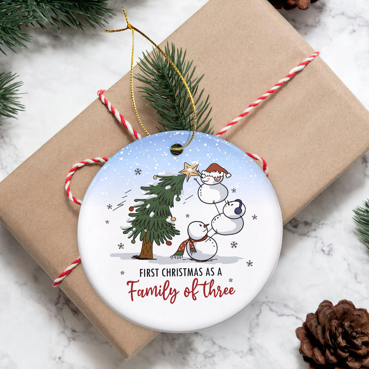 Baby Christmas Ornaments Gifts for Newborn Boy, Girl - New Baby Gifts for Mom, Dad, Grandparents Baby Announcement - First Time Mom, Dad Gifts, Christmas Tree Decoration Ceramic Ornament