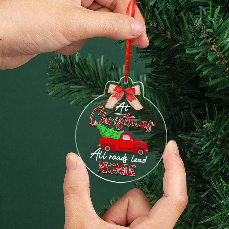 2023 Christmas Ornament, Christmas Tree Decoration Indoor, Outdoor Yard, Gifts for Family, Friends Gifts - Christmas, Birthday Gifts for Mom, Dad, Grandma, Grandpa, Brother, Sister Gift Ideas - Christmas Tree Decoration Acrylic Ornament