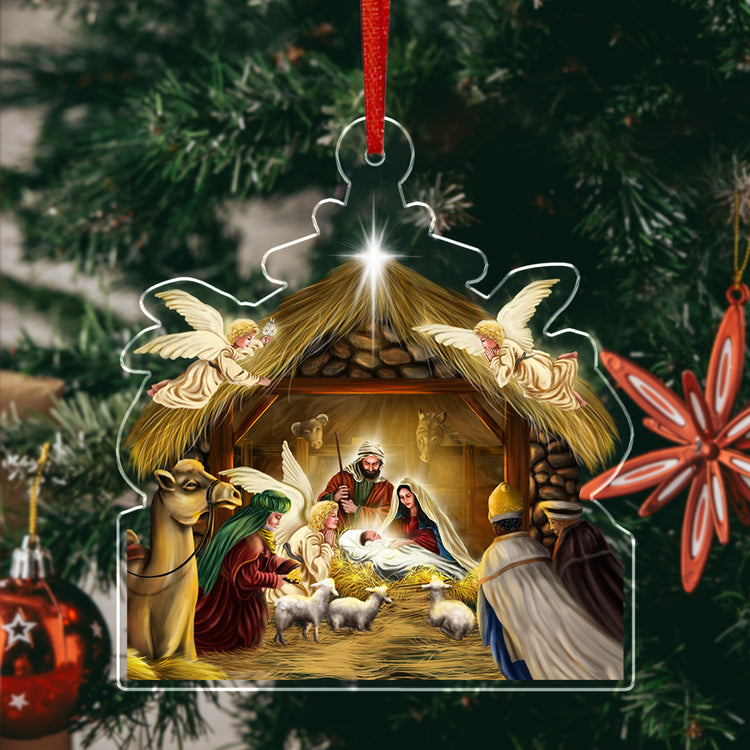 Christian Christmas Acrylic Ornament