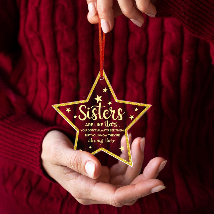 Sister Star Acrylic Ornament