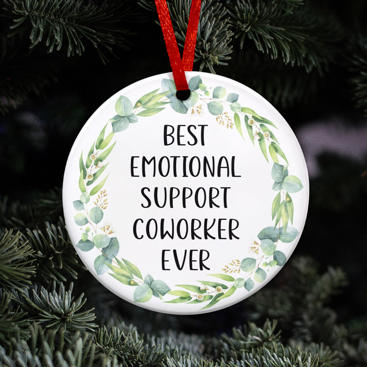 Thank You Gifts for Coworker, Women, Christmas Ornaments - Appreciation, Retirement Gifts for Women, Farewell, Going Away Coworker Gifts for Friends - Christmas Decorations Ceramic Ornament