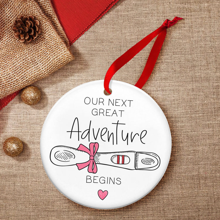 Pregnancy Gifts for New Mom, Women, Christmas Ornaments - Mom to Be, Expecting Mom Gift, New Mom, Dad Gifts, Pregnancy Gifts for First Time Moms - Christmas Tree Decoration Ceramic Ornament