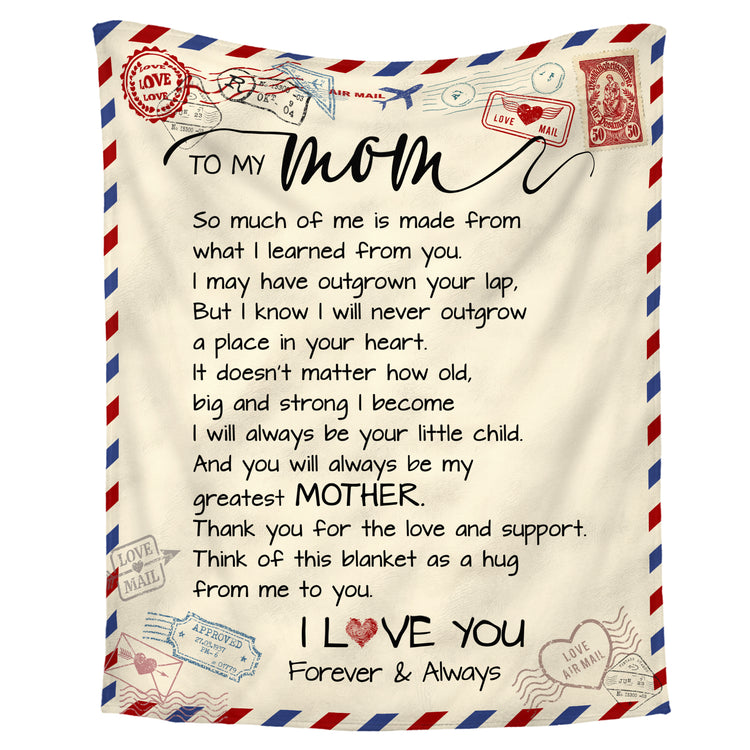 Gifts for Mom from Daughter, Son - Christmas, Thanksgiving, Mothers Day, Birthday Gifts for Mom, Mama, Bonus Mom, Mother in Law, Stepmom Gift Ideas - Fleece Throw Blankets