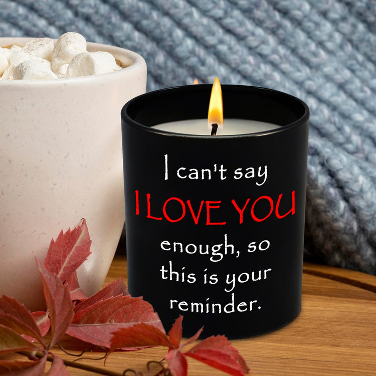 Candle Gifts for Men, Women - Christmas, Thanksgivings, Valentine, Anniversary, Birthday Gifts for Him, Her, Couple, Husband and Wife Birthday Gift Ideas - Vanilla, Lavender Scented Candles 10oz