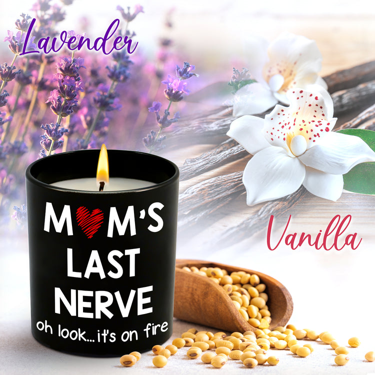 Mother's Day Gifts - Funny Gifts for Mom - Mothers Day, Birthday Gifts - Vanilla Lavender Scented Tin Candle 10oz
