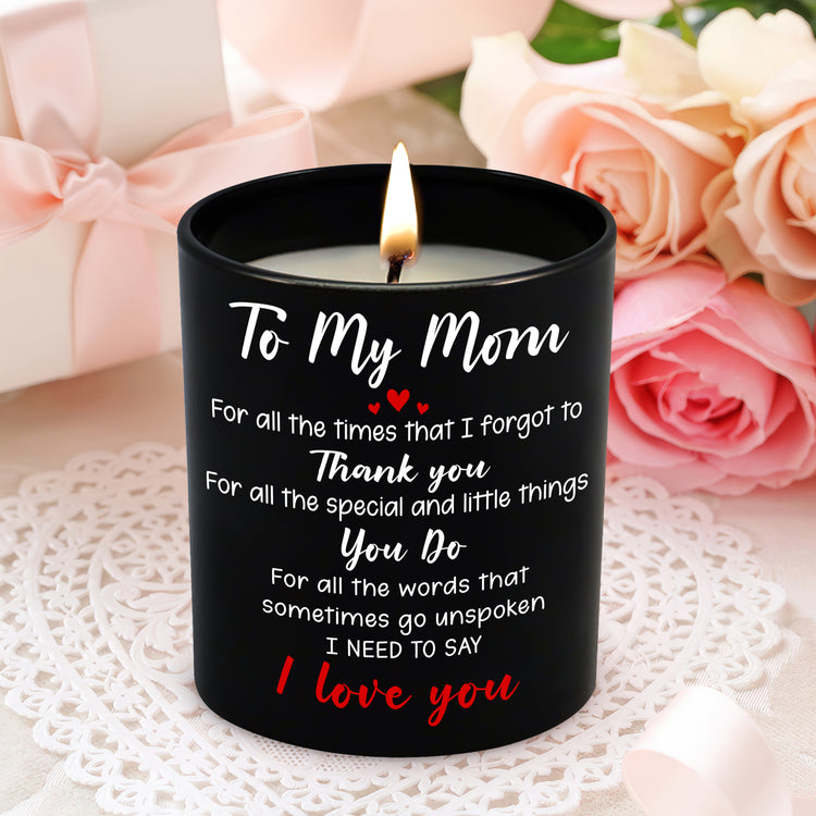 Mother's Day Gifts - Gifts for Mom from Daughter, Son, Bonus Mom, Stepmom Gifts, Long Distance - Vanilla Lavender Scented Candle 10oz