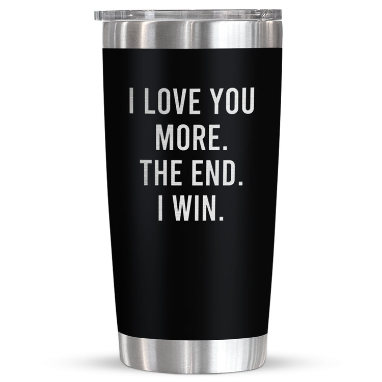 Valentines Day, Anniversary, Wedding, Christmas, Birthday Gifts For Him, Her, Boyfriend, Girlfriend, Husband And Wife, Couple Gifts - 20 Oz Stainless Steel Tumbler