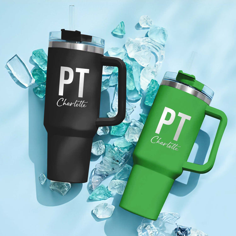 Personalized Physical Therapy, Physical Therapist PT 40oz Tumbler Laser Engraved