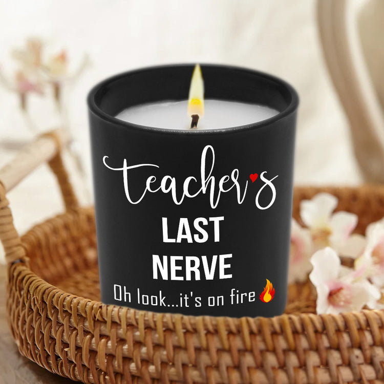 Teacher Appreciation Gifts for Women, Cool Gifts for Teachers, Graduation Teacher Gifts, Birthday, Teachers Day Gifts, Teacher Candles, Vanilla Lavender Scented Candle 10oz