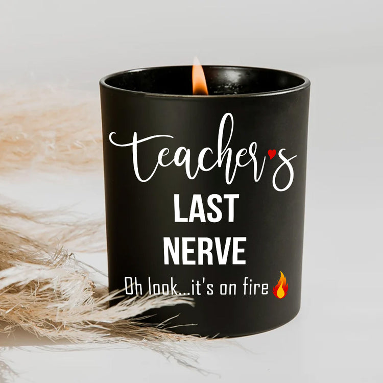 Teacher Appreciation Gifts for Women, Cool Gifts for Teachers, Graduation Teacher Gifts, Birthday, Teachers Day Gifts, Teacher Candles, Vanilla Lavender Scented Candle 10oz