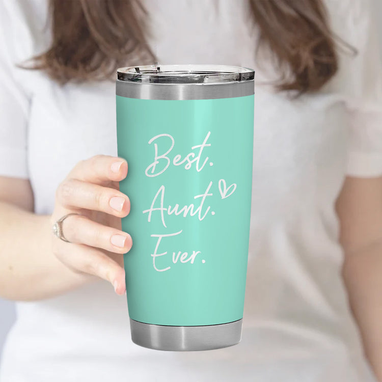 TEEZWONDER Gifts For Aunt, Women, Sister Birthday Gifts From Sister, Christmas, Thanksgiving, Mothers Day Gifts, Aunt Gifts For Women, Auntie Gifts From Niece And Nephew, 20oz Stainless Steel Tumbler